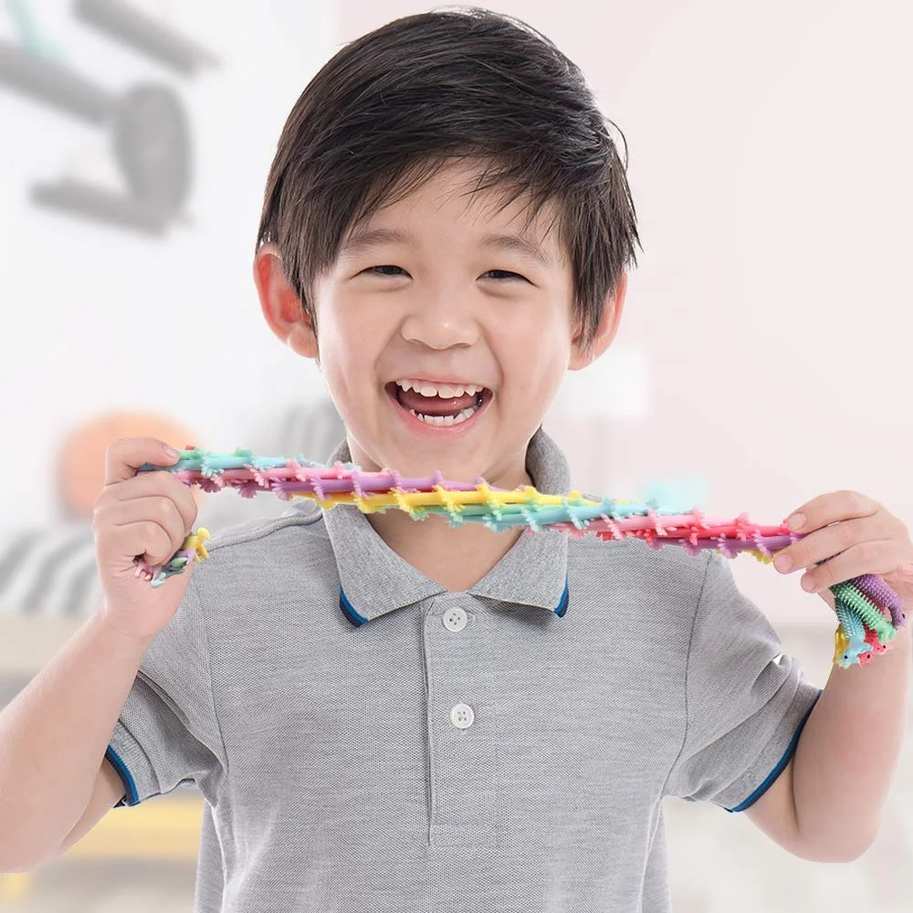 Забавные игрушки-Непоседы, силиконовая игрушка для снятия стресса, аутизма, антитревожная и расслабляющая игрушка для снятия стресса для мальчиков и девочек