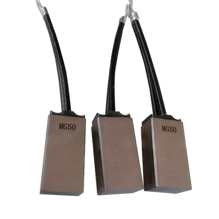 Copper Carbon Brush MG50 Carbon Brush for Asynchronous Motor slip Ring and Charging Generator