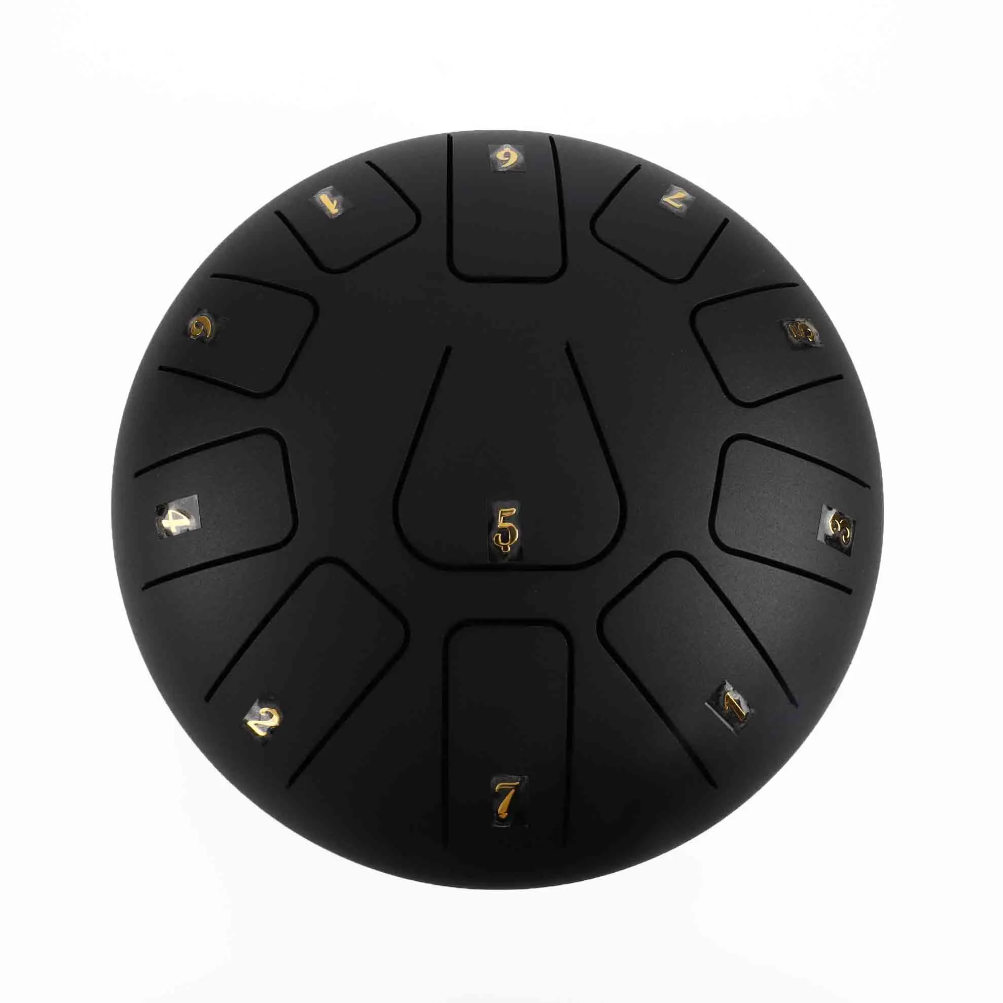 SUXINRU customize 8inches 11tones black hand pan tank drum  steel tongue drum