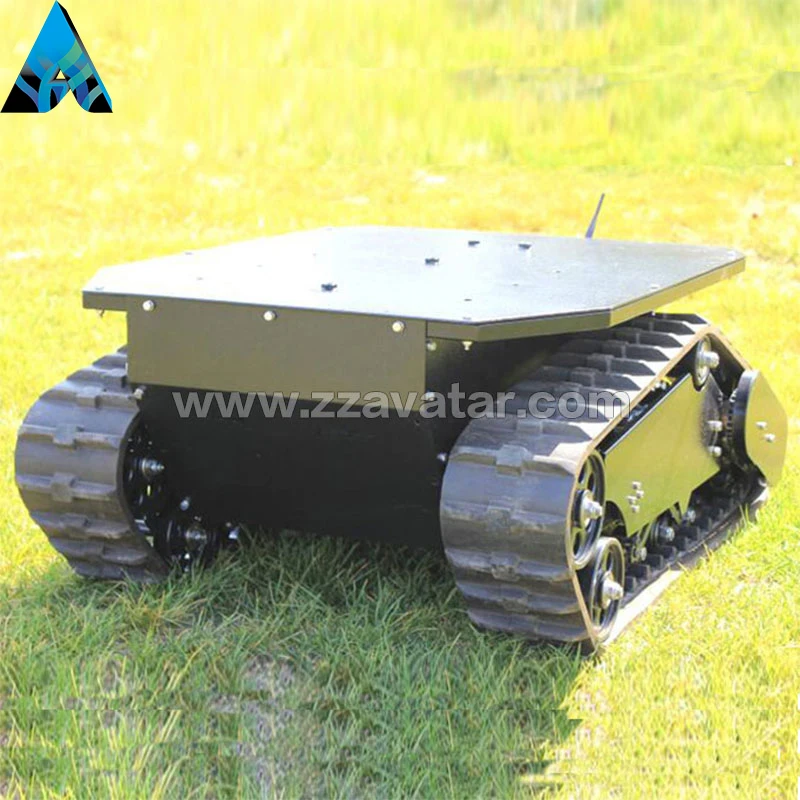 small vehicle rubber tracked vehicle robot chassis for secondary development