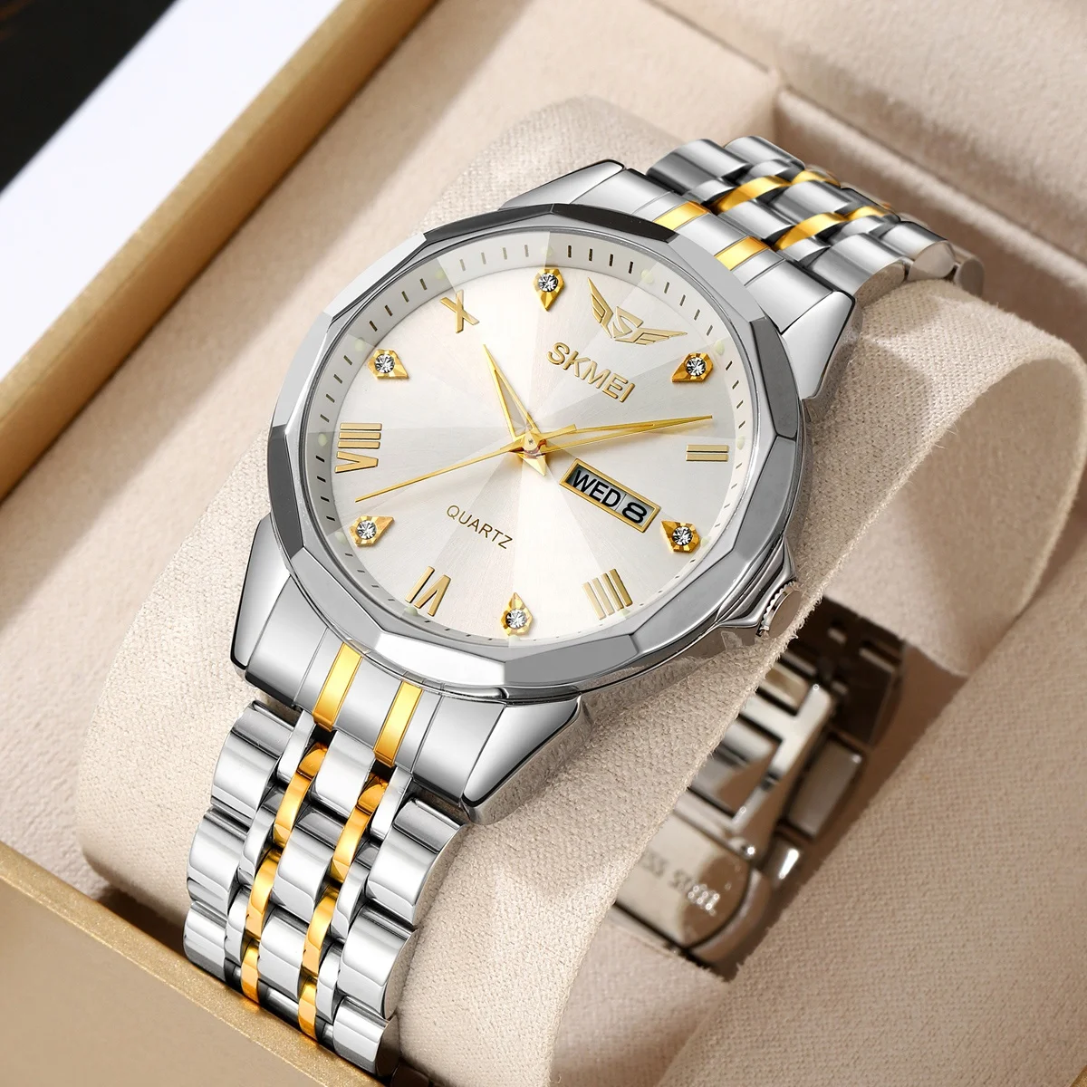SKMEI 2291 Manufacturer Fashion Luxury Business Wholesale Men Elegant Quartz Watch Clock Waterproof Reloj Hombre Wristwatch