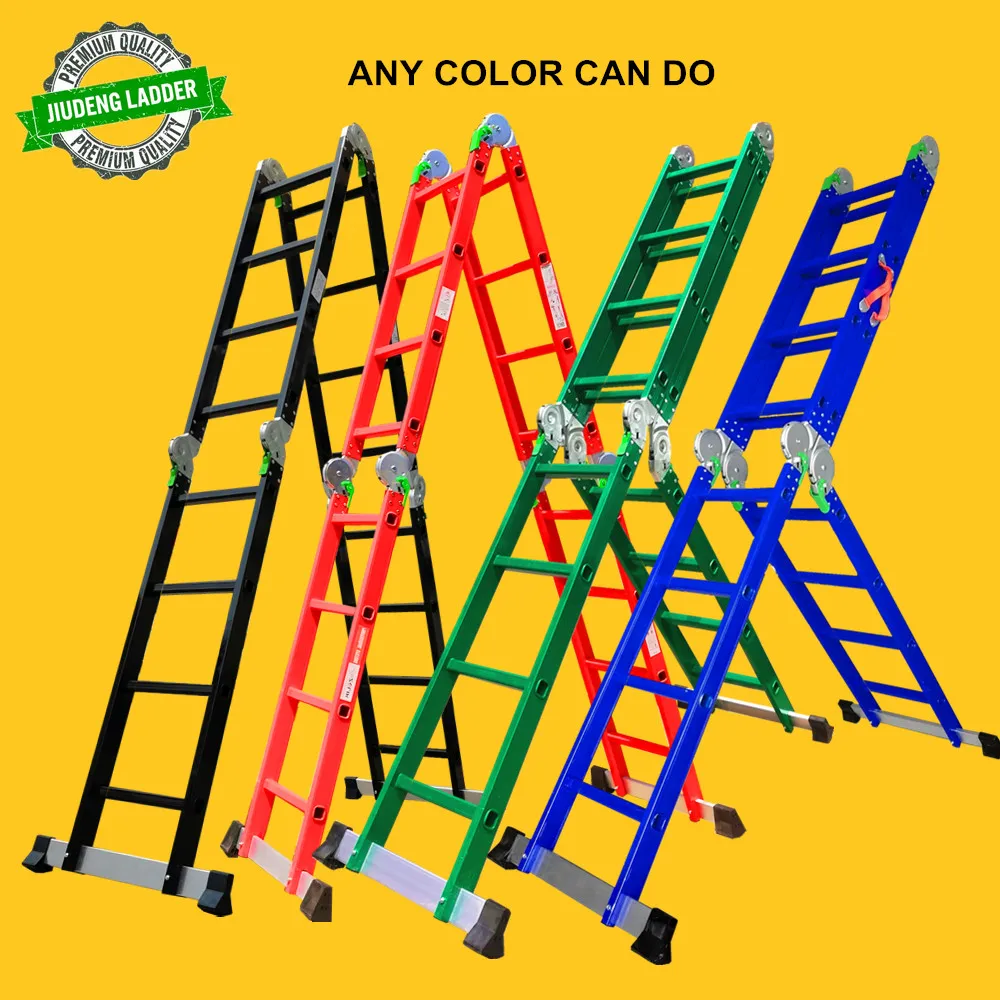 Алюминиевая многофункциональная складная лестница 4x2 4x3 4x4 4 4x5 4x6 2 7 м 3 5