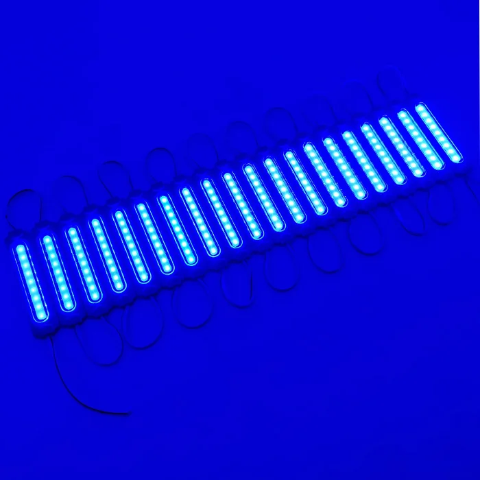 9-chips LED COB Modules with lens Waterproof Decorative Back Light for Letter Sign Advertising with Tape Adhesive Backside