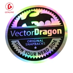 Custom tamper evident holographic label security hologram  VOID sticker