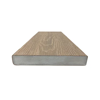 The latest Generation  waterproof antislip teak solid wpc flooring plastic pvc decking outdoor co-extrusion   wpc decking ASA