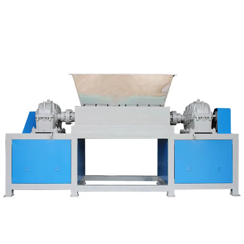Industrial Double Shaft Scrap Metal Shredder for Recycling Wastes Plastic