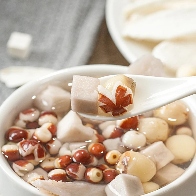Chinese Wholesale Sishen decoction Lotus seed Gorgon yam poria soup raw materials Individual packaging