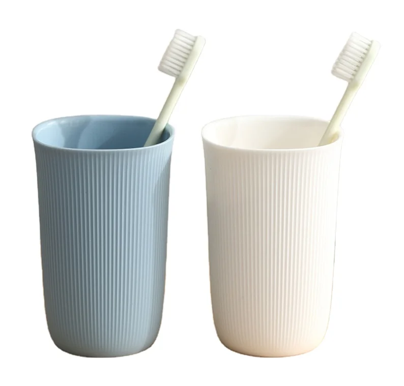 Plastic toothbrush water cup bathroom tooth-brushing cup lovers wash gargle cup