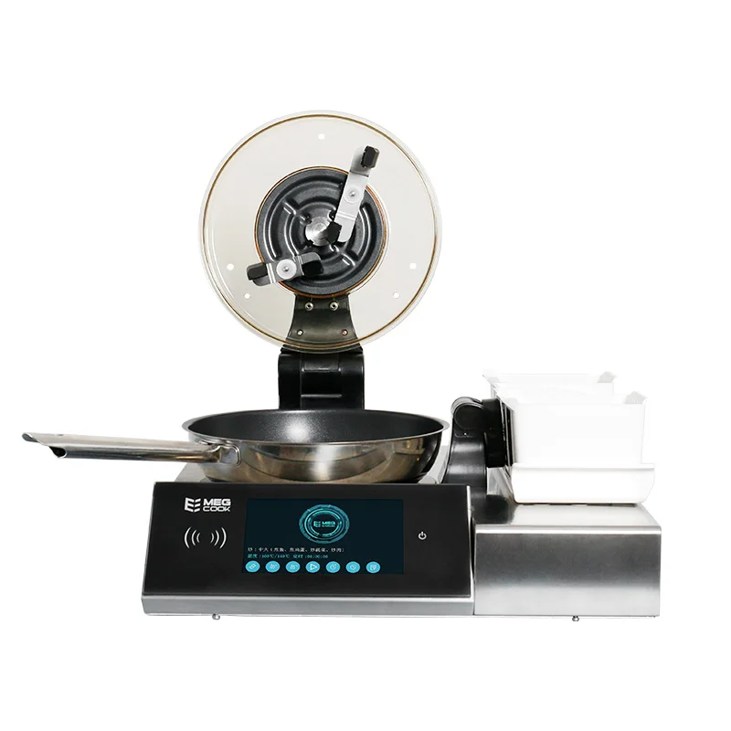 Megcook 3520W cooking mixer machine automatic pan stirrer auto stir fryer