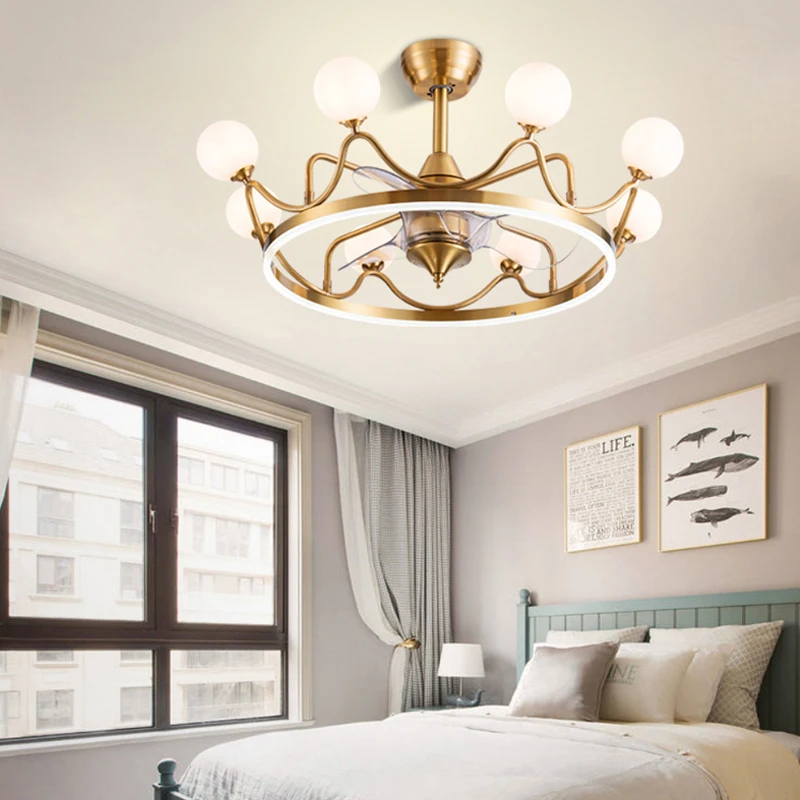  New Product Hot Selling Fancy Remote Control Switch Ceiling Fan With Led