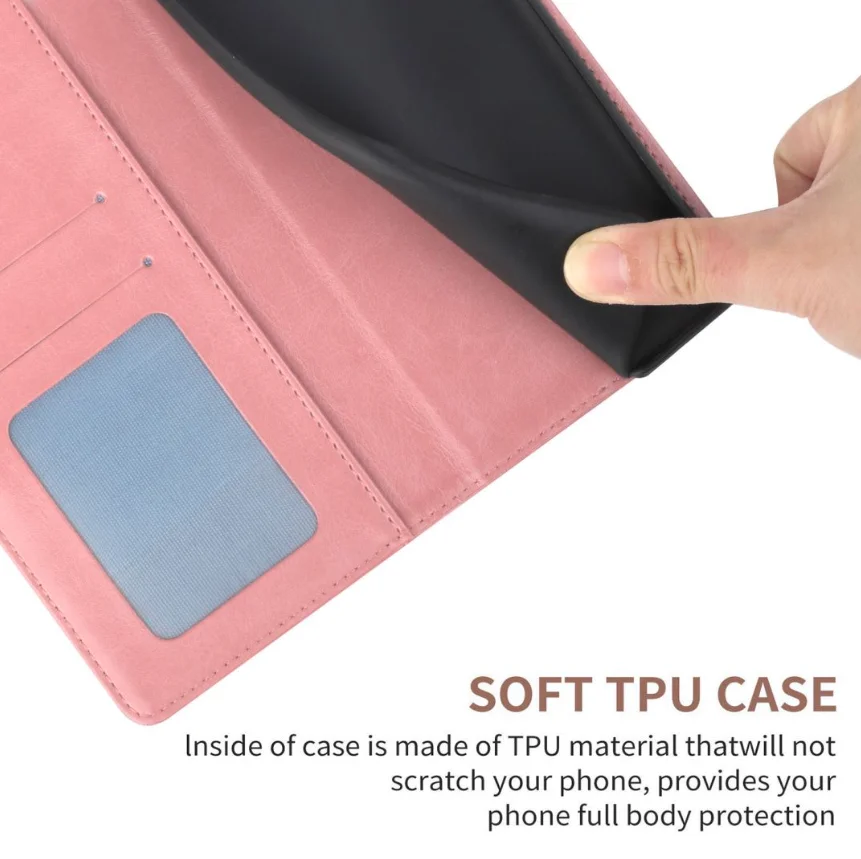 Kick Stand PU Leather Wallet Case Protective Cell Phone Case with Strap for Gigaset GS3 GS4/GS4 Senior Case Cover Shell