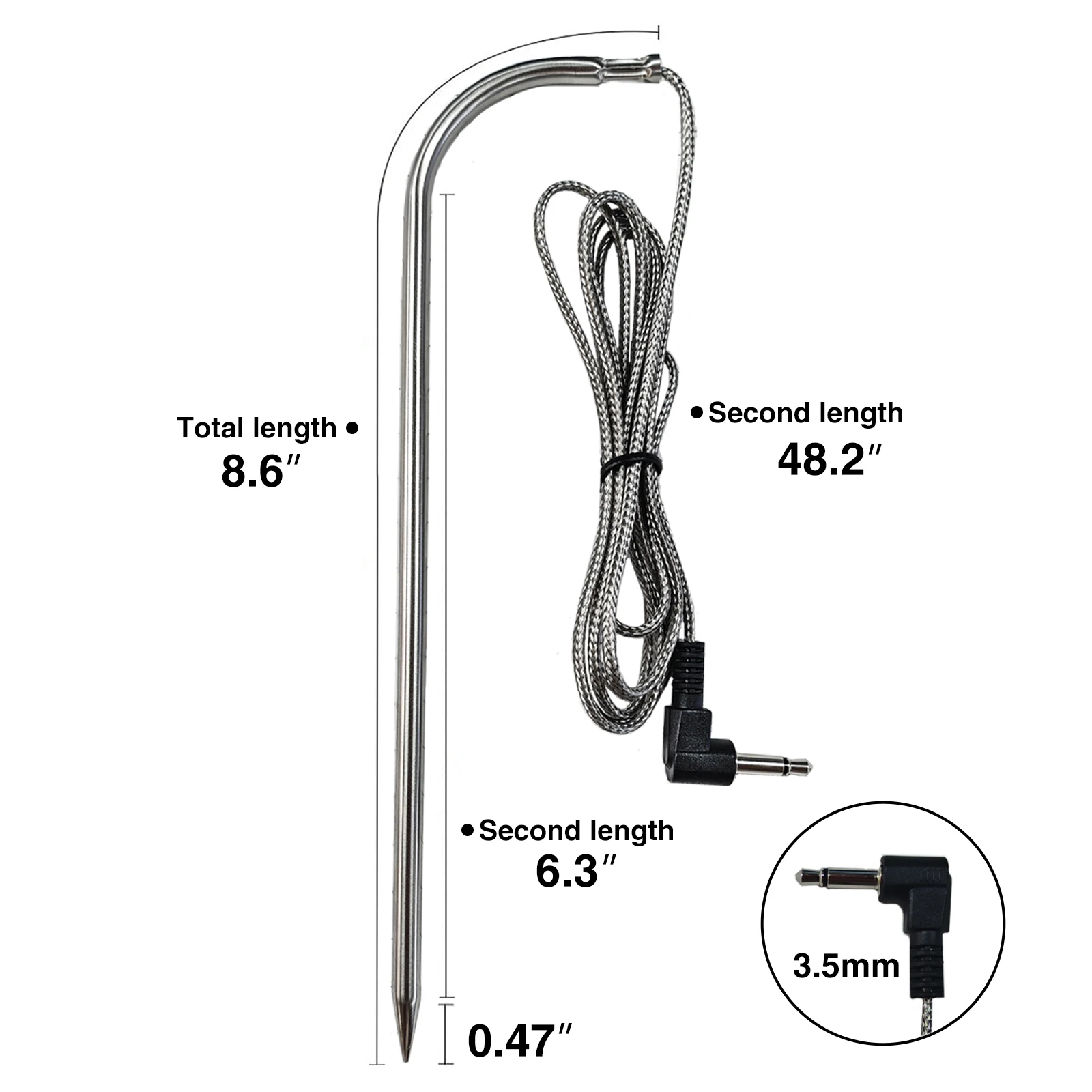 Cross-border Pit Boss oven oven dedicated BBQ food temperature sensor meat temperature probe PT1000 for KC456A/B/C/D-BR