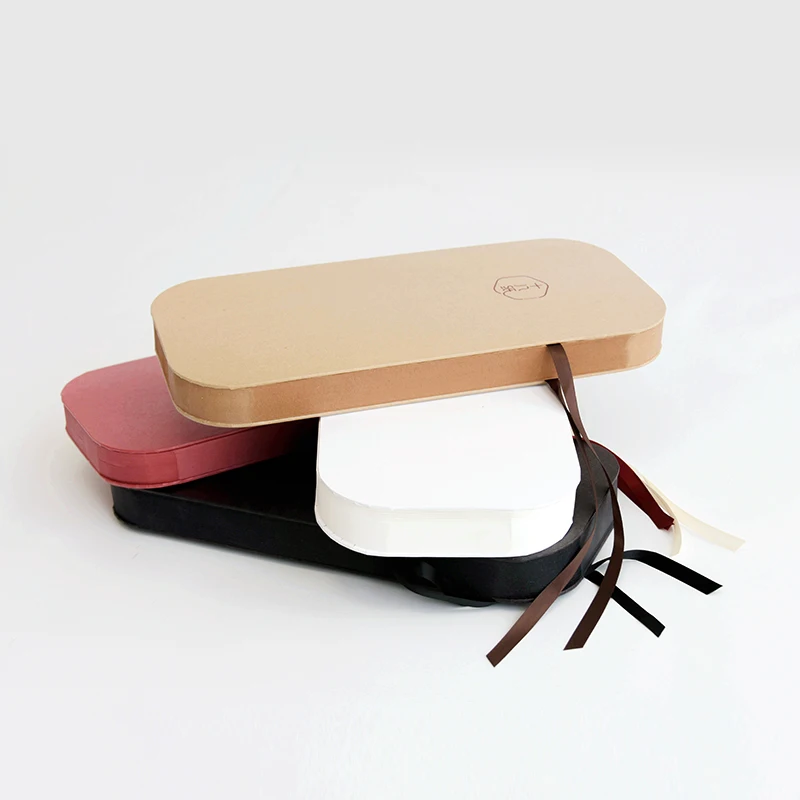 H35cm Single Seat Eco-friendly Paper Stool Round Stool Folding Otoman Stool Space Saving Furniture 300kg Bearing Force