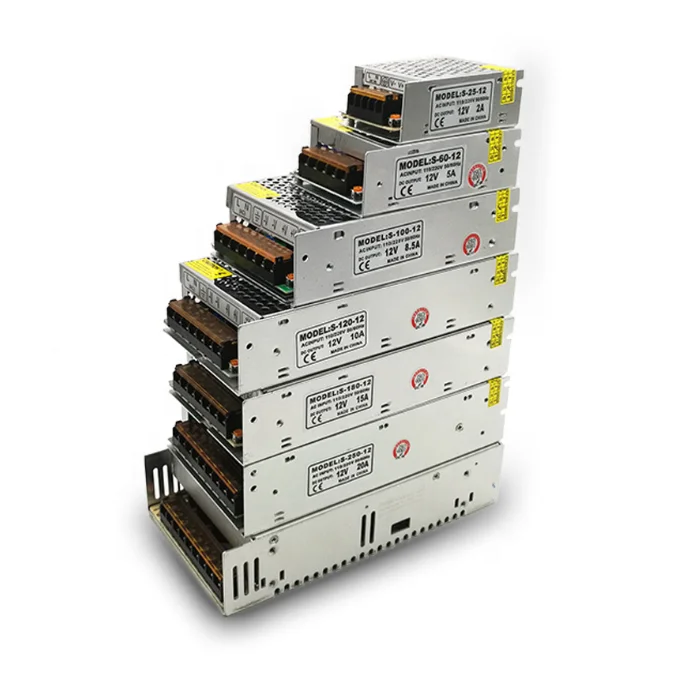 
12V 1A To 12V 50A LED DC Driver Power Supply 600W 