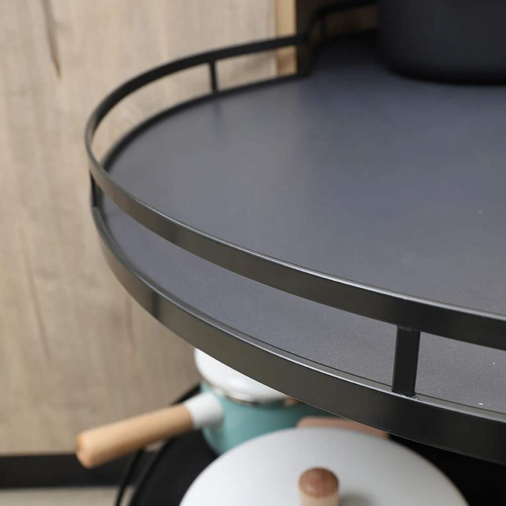 Золотая жила Двухуровневая угловая полка для шкафа Поворотная стойка левой кухни волшебные поворотные Угловые органайзеры