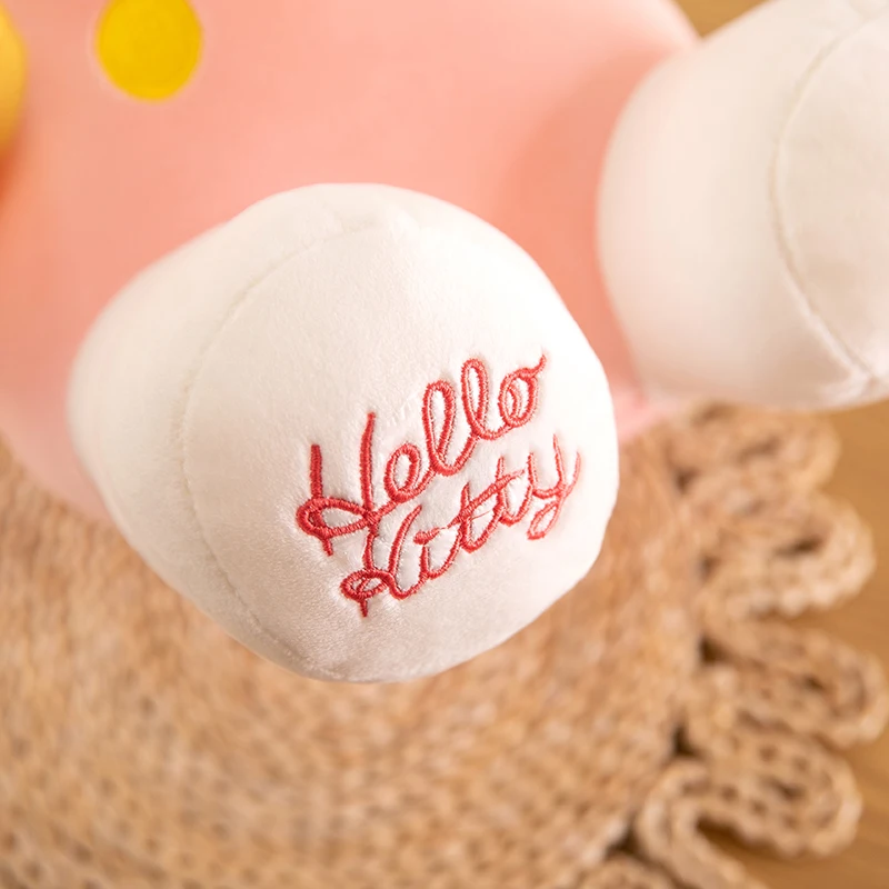 Rainbow KT Cat Plush Toy Creative Doll Customized Filling Animal PP Cotton Soft Toy for Baby Toys Warm and Exquisite