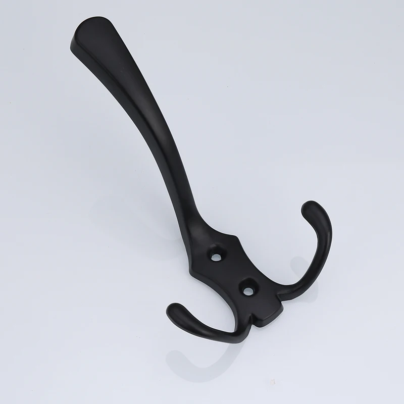 Multifunctional Wall Metal Robe Coat Rack Clothes Towel Hook Triangle Hanging for