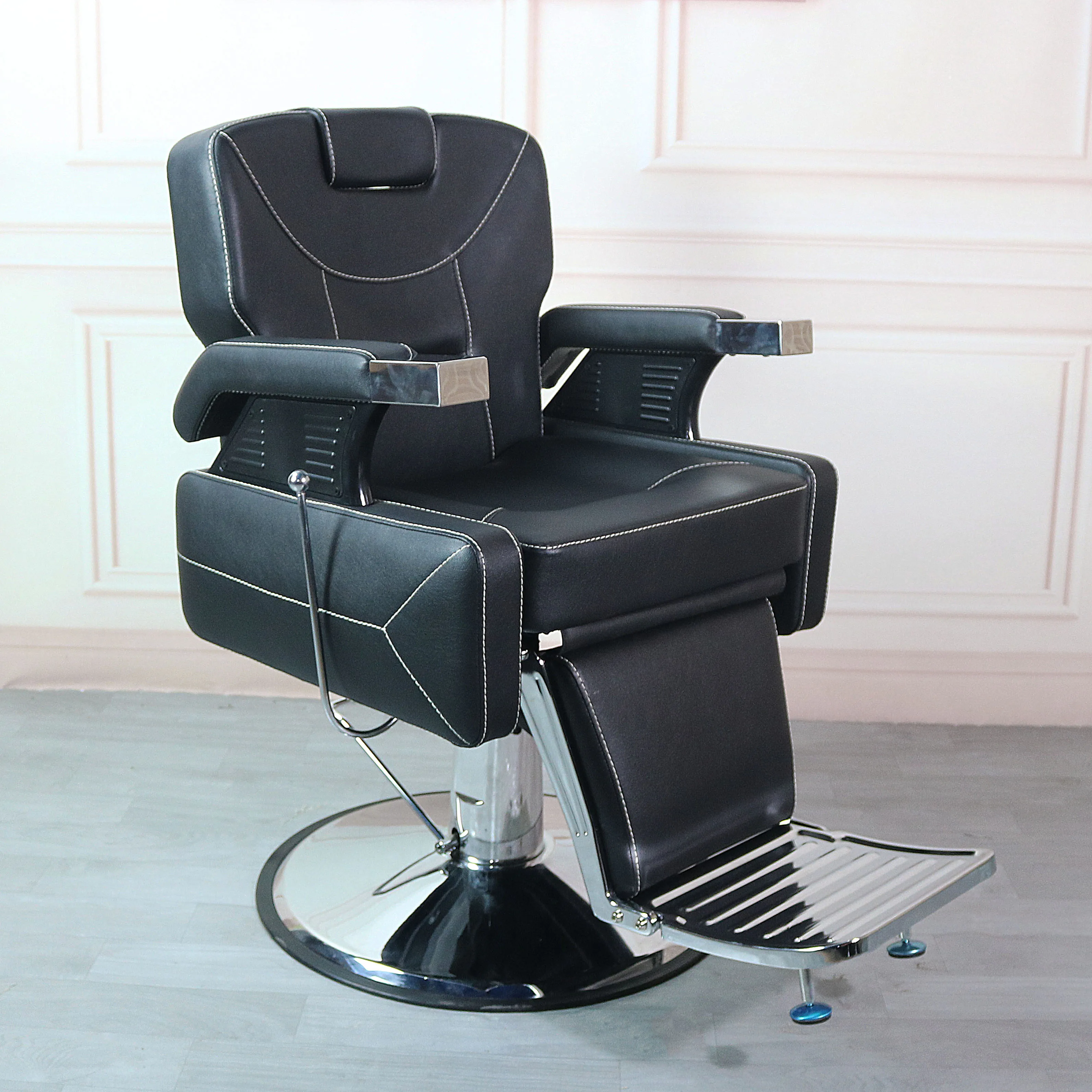 Hot Sale Barber Chair Cheap Barber Chair Portable Barber Chair Leather Man Duty Hair Heavy Style Beauty Furniture Pump Hydraulic