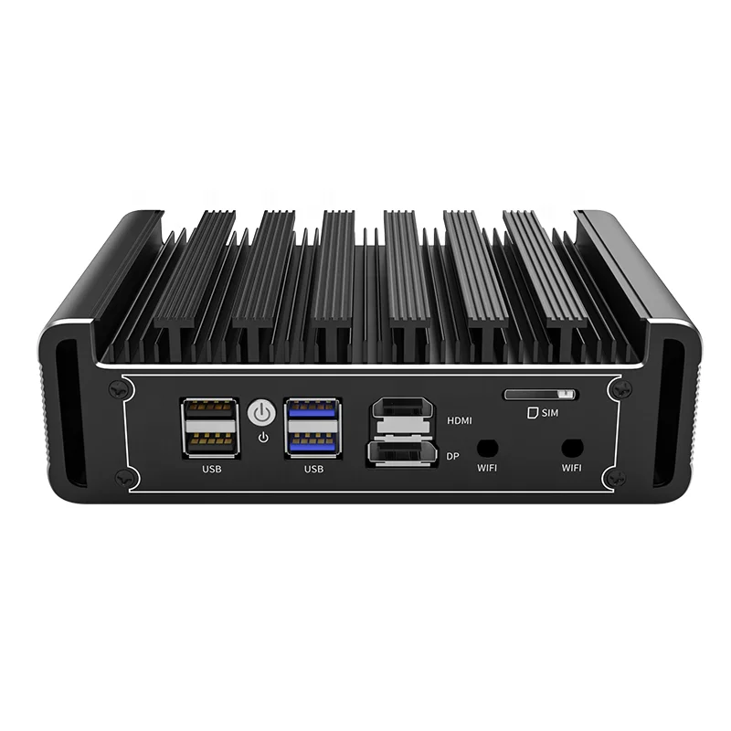 Quad Core J4125 N5100 N100 N305 ES 4LAN 2.5G Intel I226 NIC 4K HD Linux Fanless pc Mini Computer Pfsense Router Server Firewall