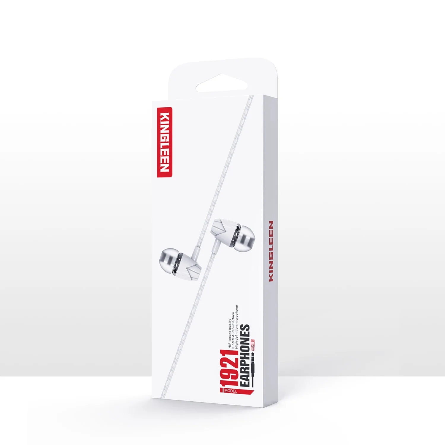 KINELEEN i1921 Noise Cancelling Earphones Handsfree Wired with Microphone 3.5mm Jack in-ear Earphone