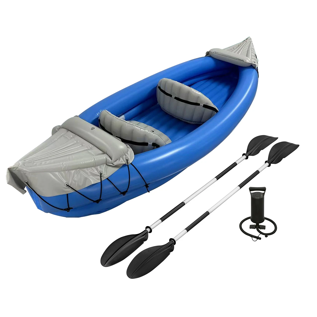 Inflatable Kayak Raft Set with Oar And Pump for Fun Fishing Lakes and Rivers Super Strong PVC Easy Wholesale Boat Fish Kayak