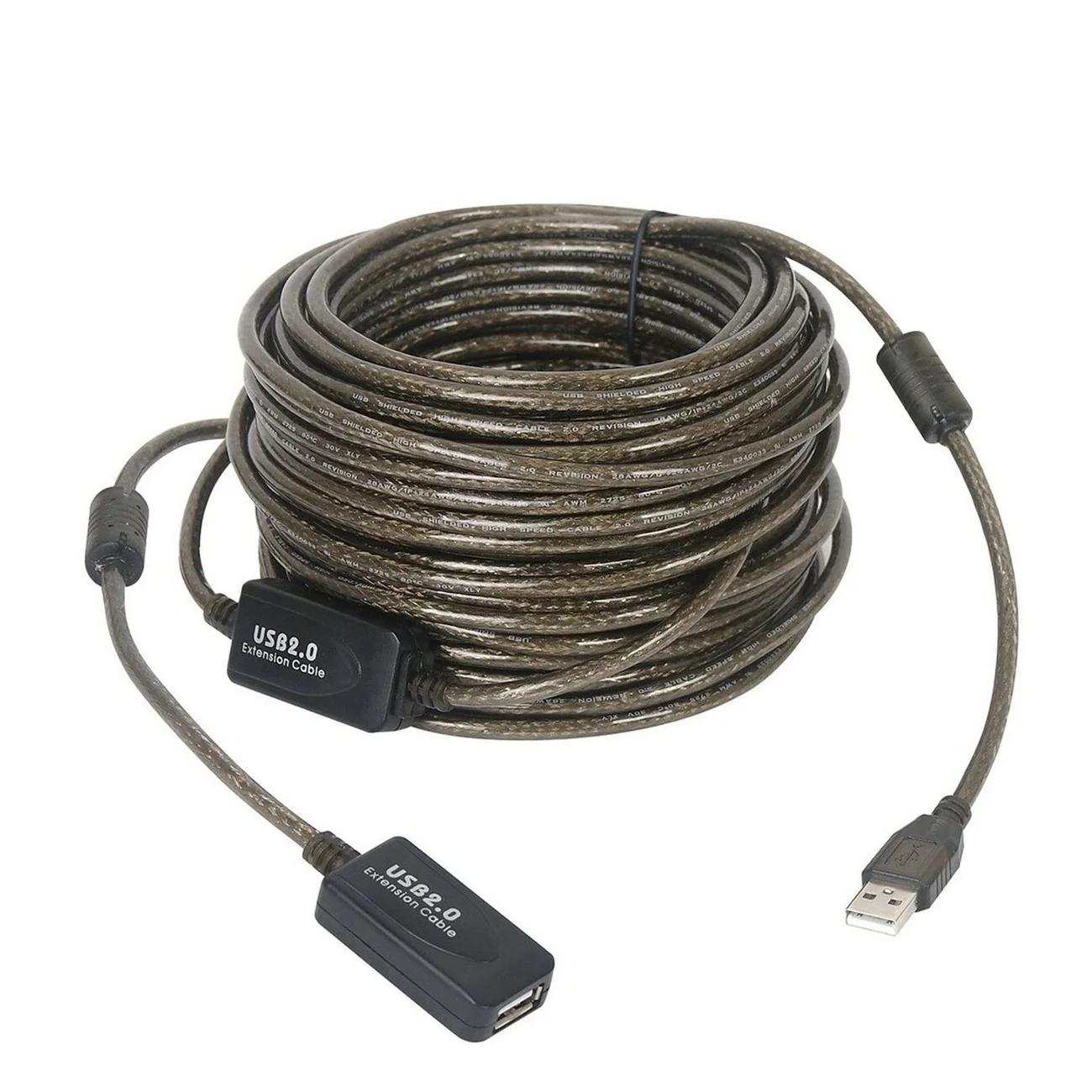  20 м (65 футов) USB 2 0 A папа-мама Активный удлинитель Ретранслятор
