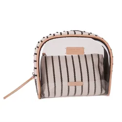 Yuhong  PVC Cosmetic Transparent Bag Waterproof Clear Travel Toiletry Bag Custom Cosmetic Make up Bag