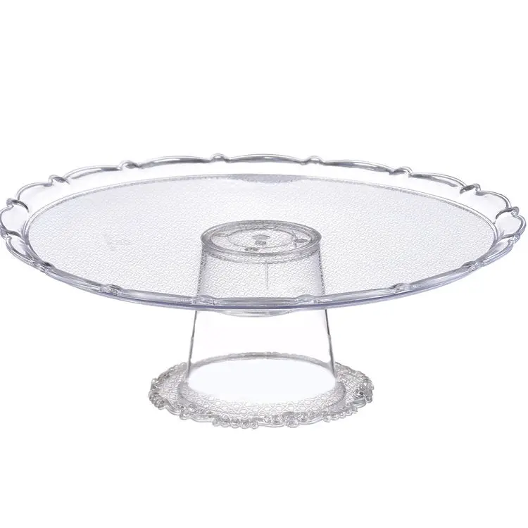 New Product PET Material Short Feet Diversified Customization Plastic Food Service Clear Plastic Tray Fruit Big Tray