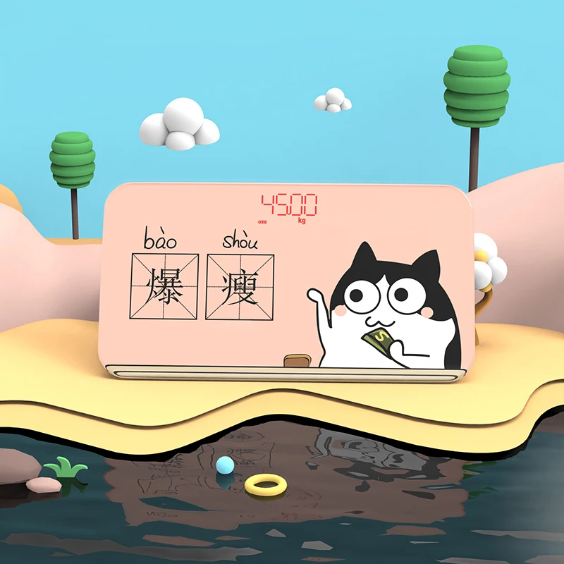 BSCI ISO9001 certified factory USB charging personal bathroom weight scale