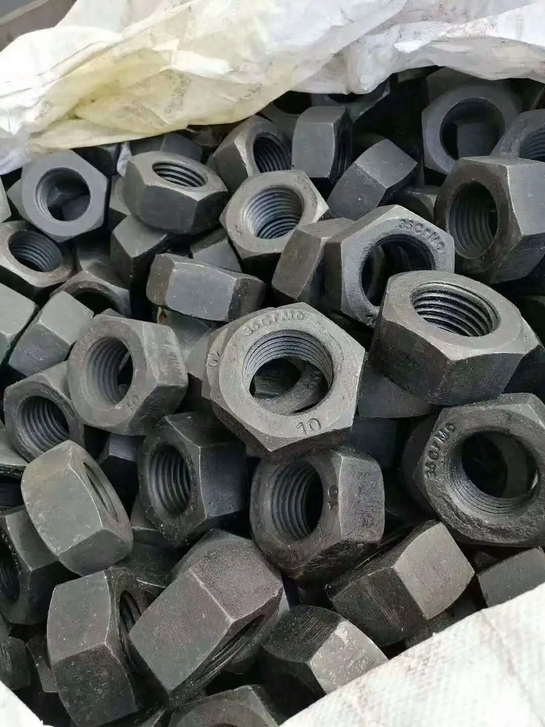 
Directly hex lag bolts manufacture Plain black hex bolt and nut 