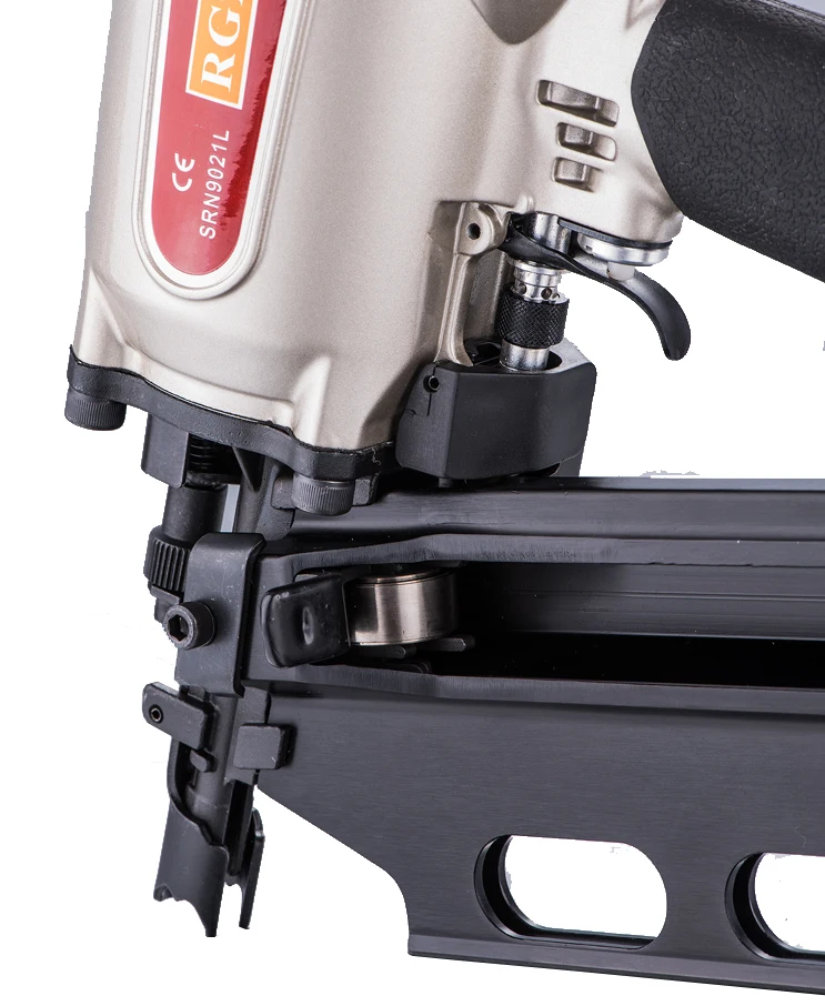 Pneumatic framing nailer gun NR83A2 for plastic collated strip nails