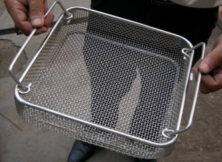 industry custom wire mesh cleaning baskets