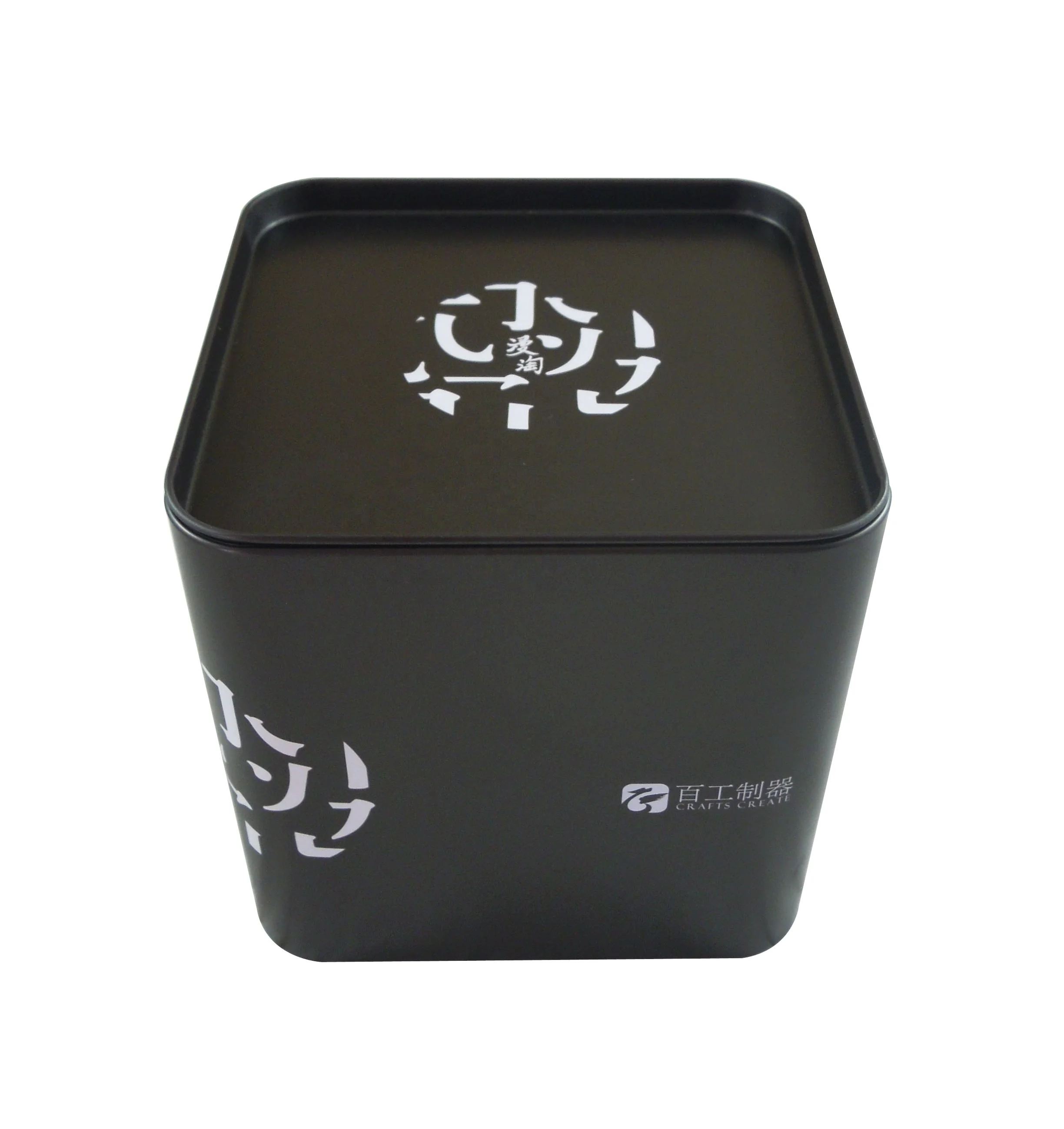 Wholesale tin high quality metal boxes coffee box square tin cans for tea candy packing