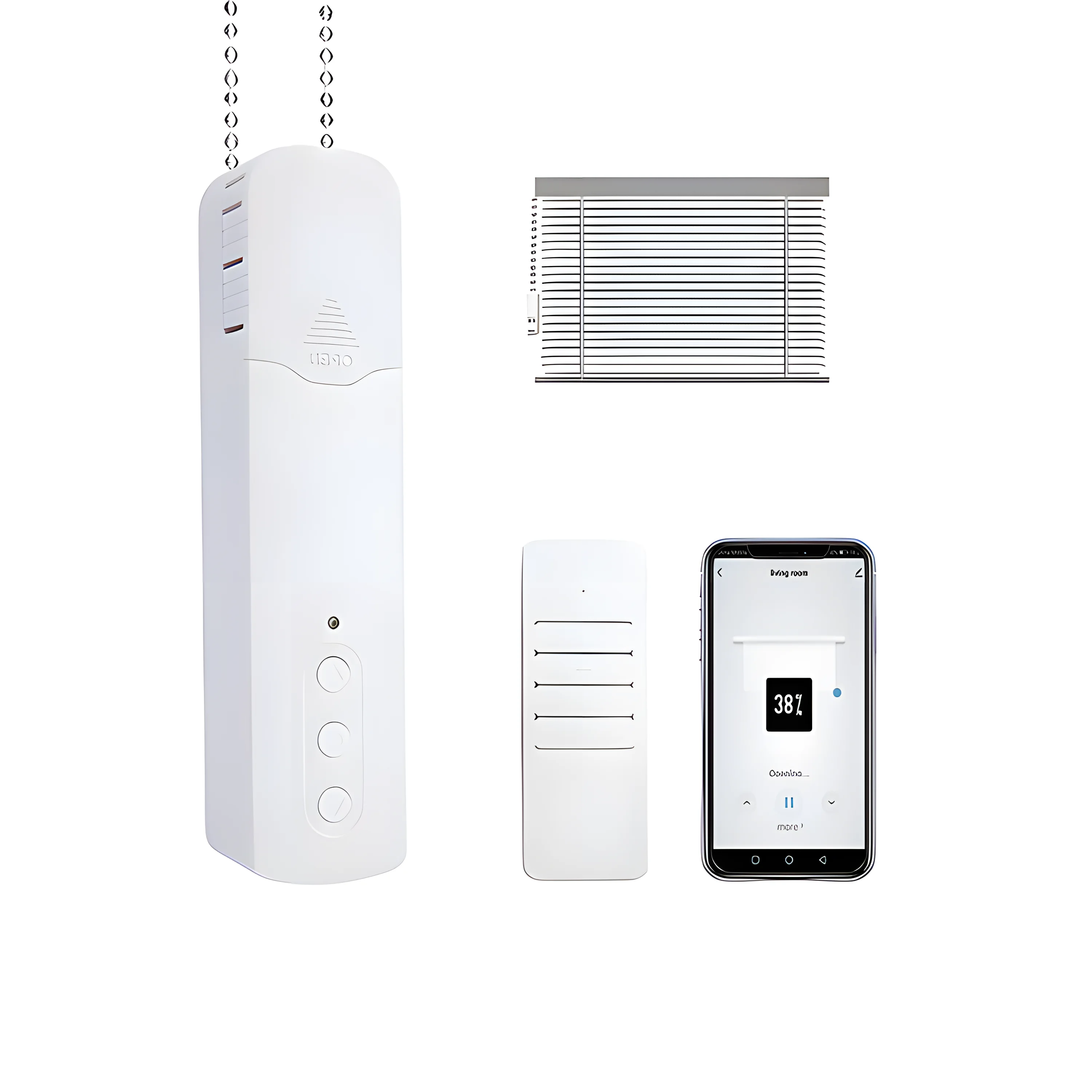 Simple Use Curtain Motor Motorised Curtain Motor Persiana Wifi