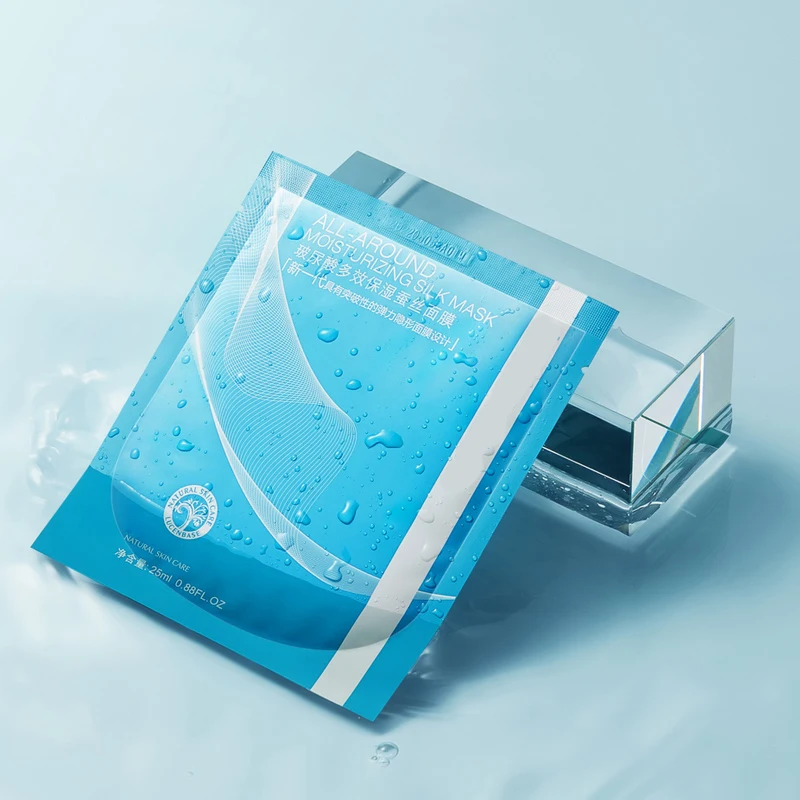 Natural Organic Hydrating Vitamin C Moisturizing Skincare 3D Hyaluronic Acid Face Sheet Mask