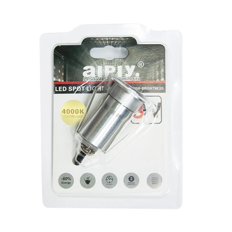 OEM 3W Outdoor Led Garden Lights IP65 Inground Recessed Deck Light For Garden Park Spotlight