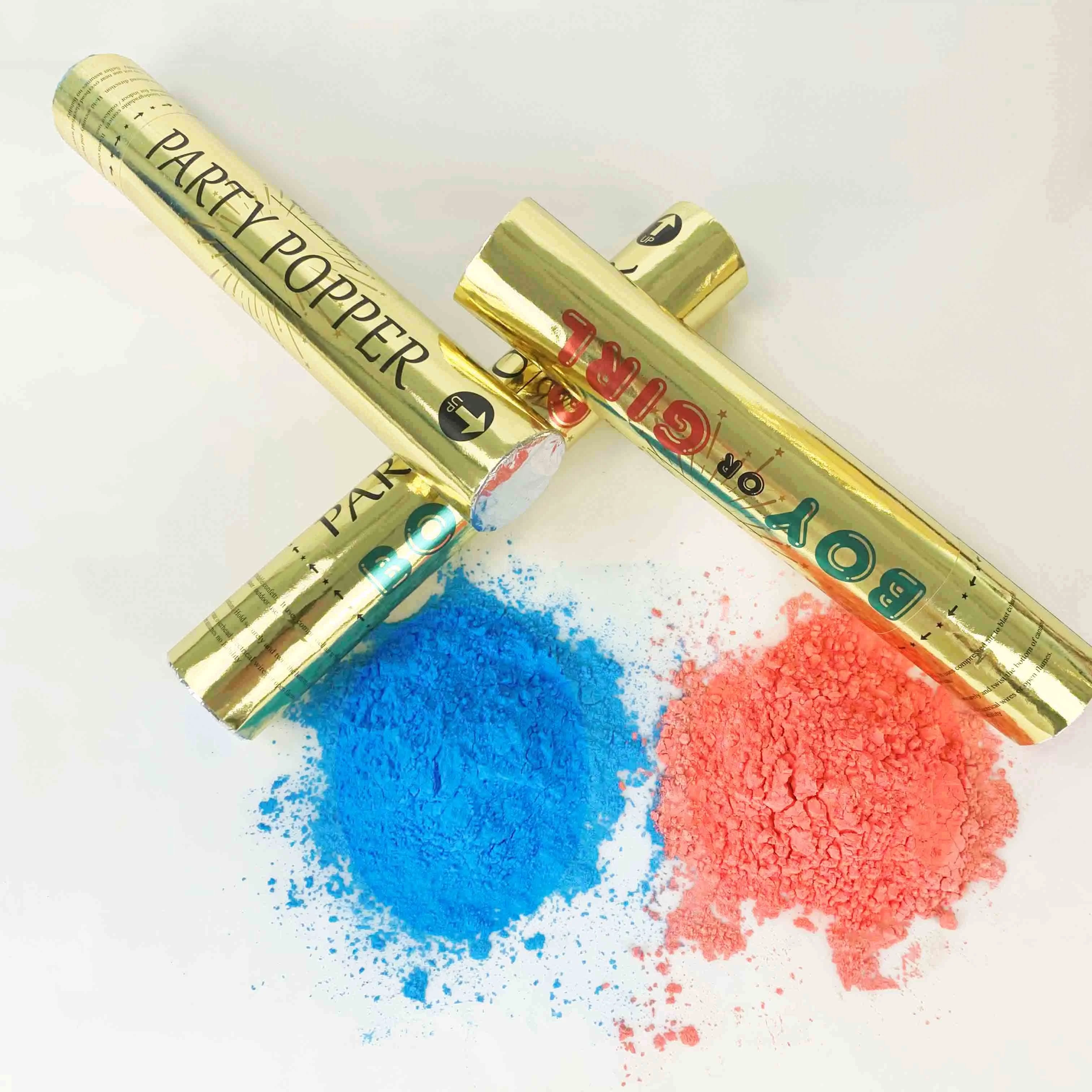 Party Items Personalized Handheld Biodegradable Gold Gender Reveal Confetti Cannons Party Popper