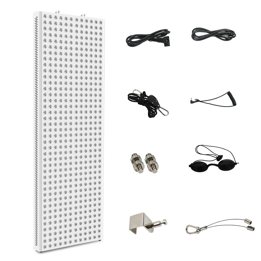 sgrow maxpro 2400w full body sauna red light therapy bed device spa healthy 660nm 850nm led near infrared light treatment panel