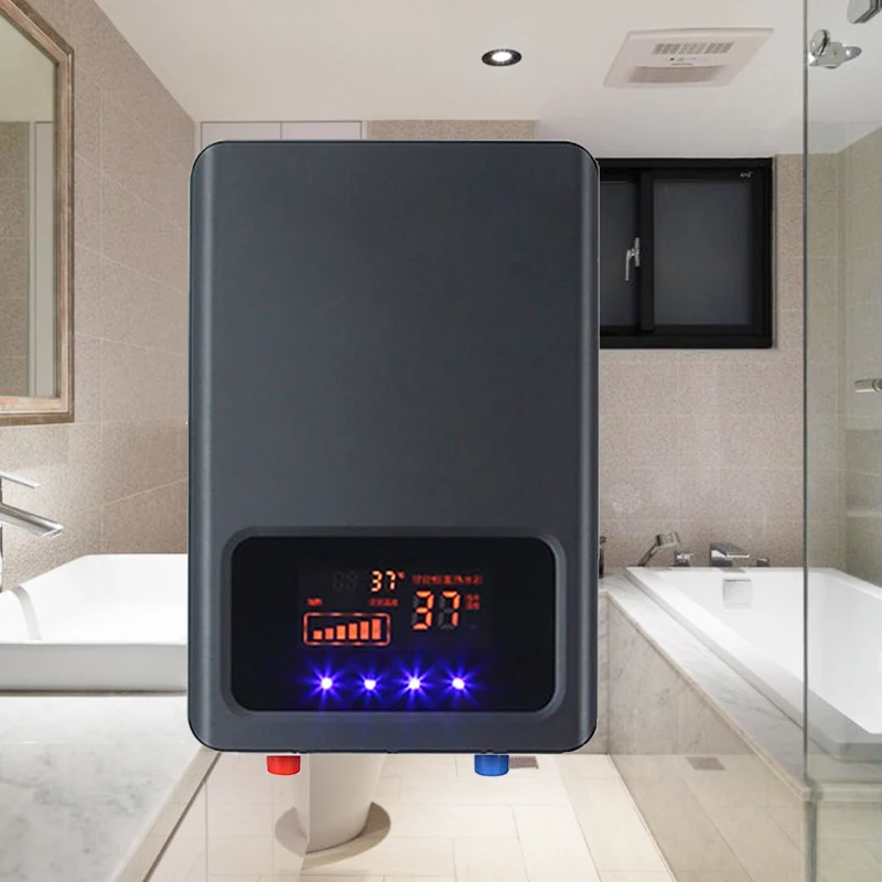 Factory Wholesale Household 220V 6.5KW 8KW 9KW Smart Bathroom Shower Tankless Water Heater Geyser Instant Electric Water Heaters
