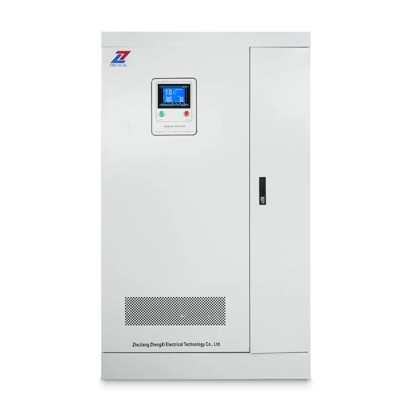 400KVA SBW Industrial Separate Adjustment Servo Three Phase Automatic Voltage Regulators Stabilizers 220V 380V