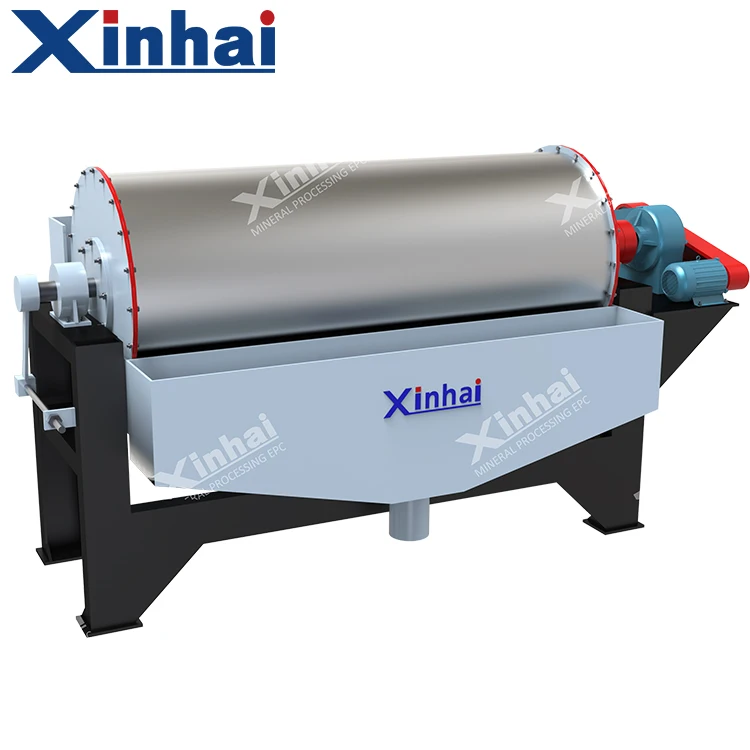 Iron Ore Drum Magnetic Separator Machine For Sale