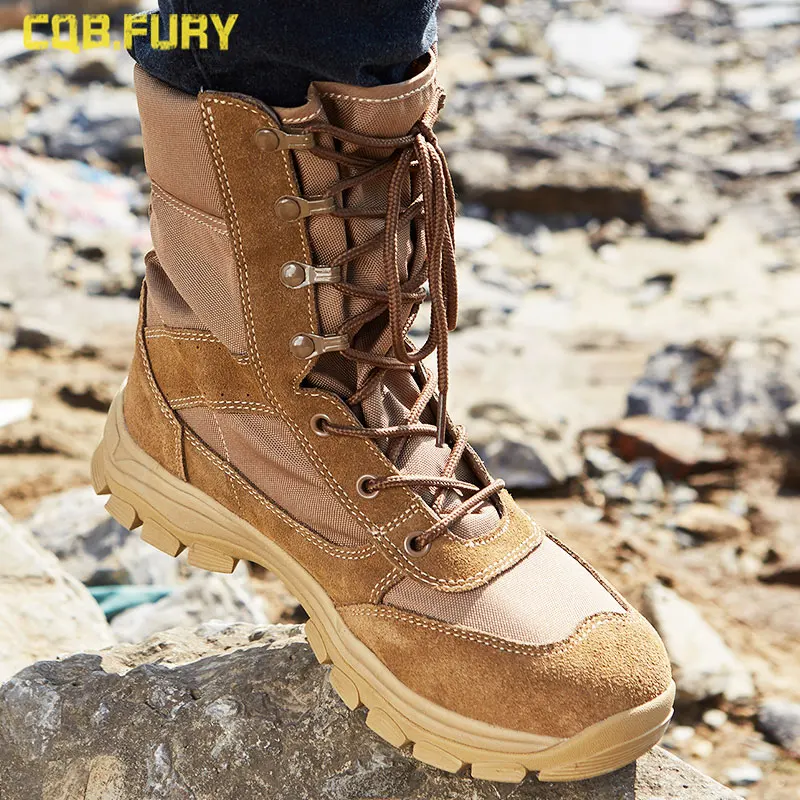 Wholesale  Warm  Tactical Jungle Combat Boots for Men