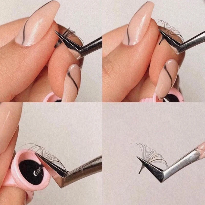 Russia Single Split Tips Volume Silk CC DD Volume Mink Volume Eyelashes Extensions