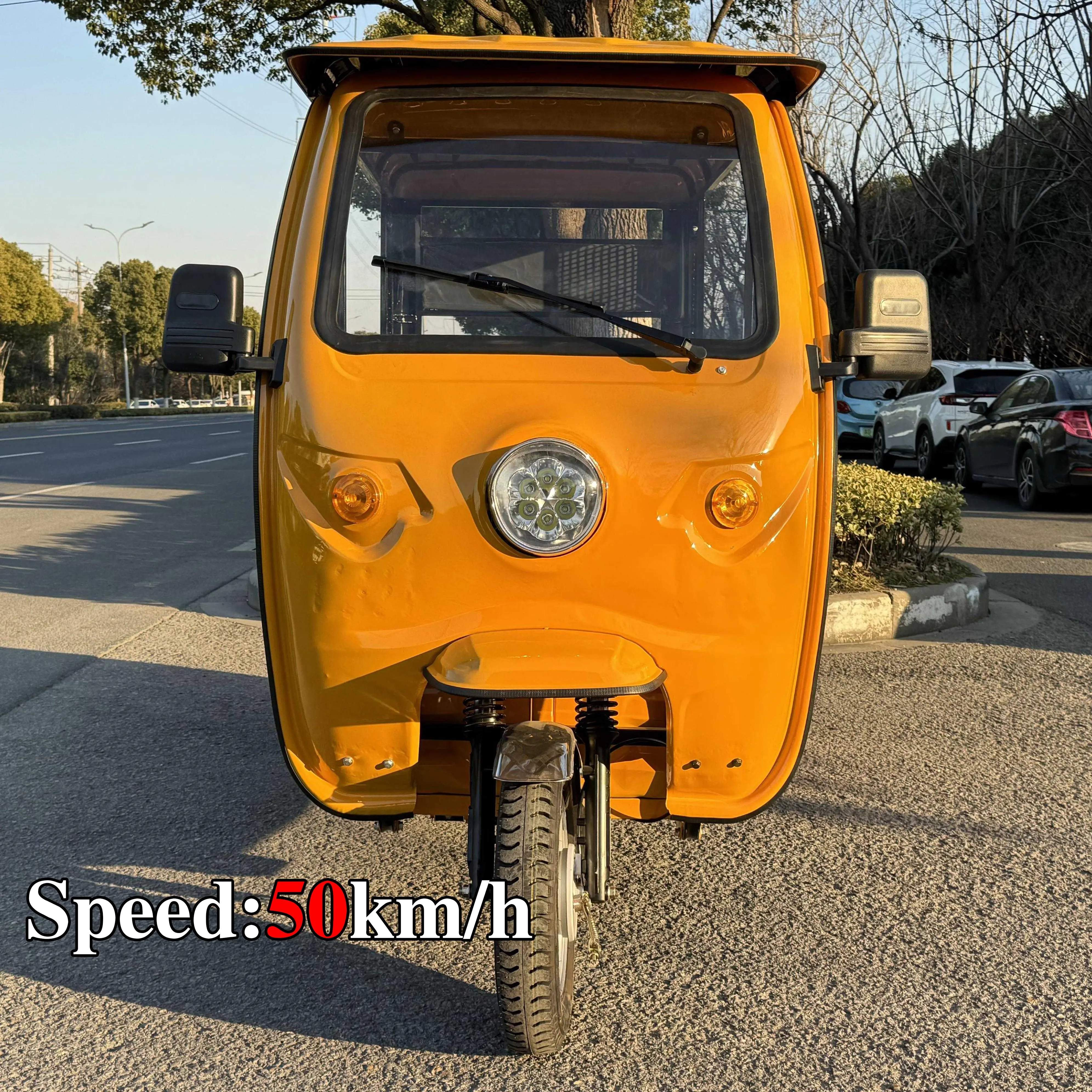 ZK3WV Big Powerful Cheap Price 6 Seats  Electric Tricycle For Passenger
