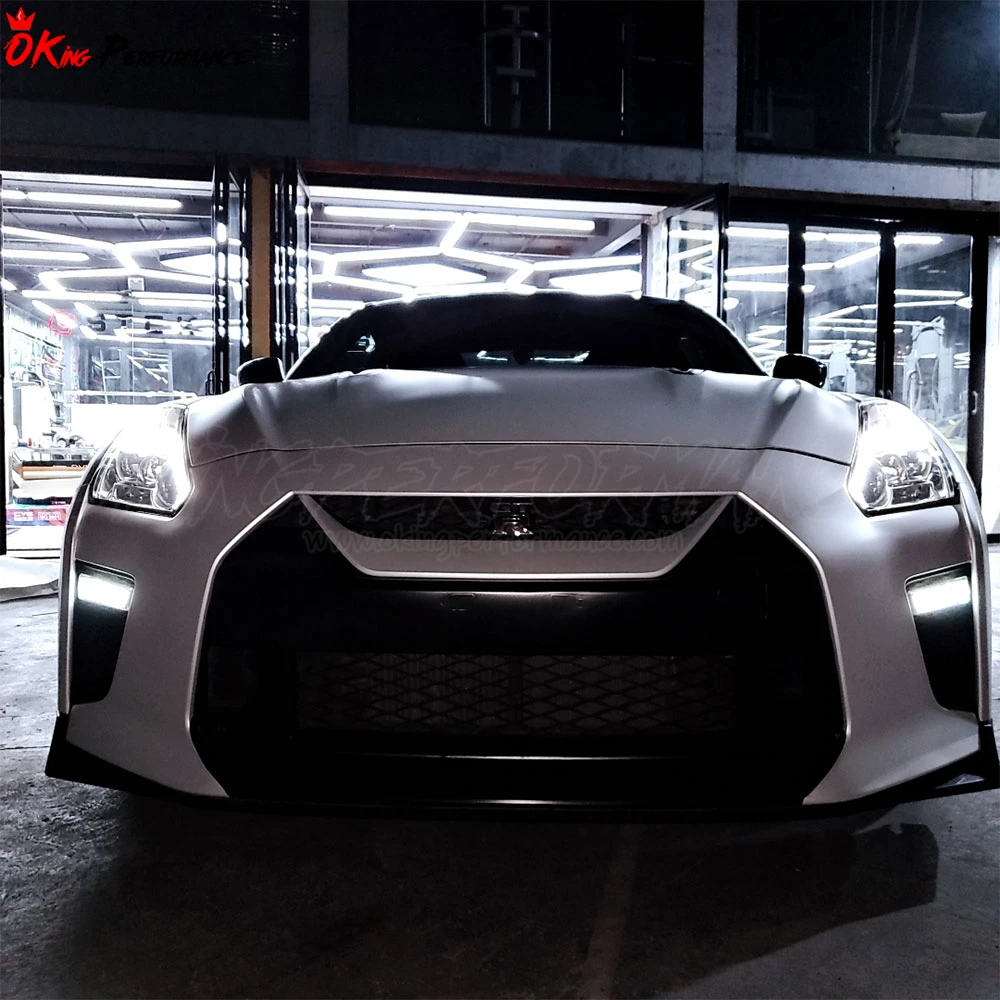  Головного света 2008-2019 левой и правой стороны переднего бампера фара для Nissan GTR R35