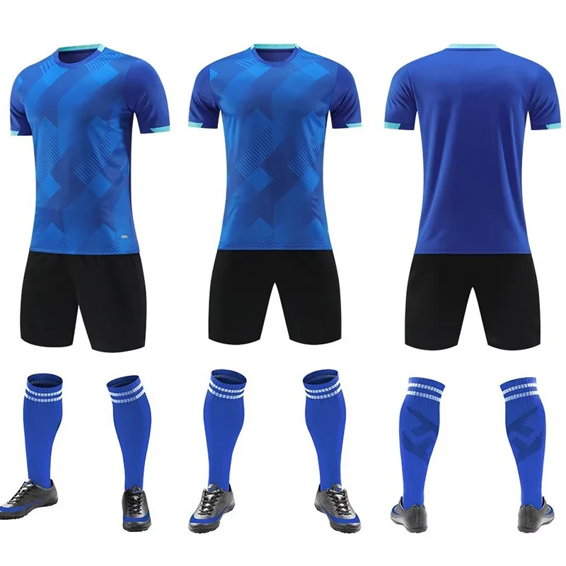Factory Wholesale Custom Design Your logo Quick Dry Team Sportswear Kits Polyester Club Soccer Uniforms