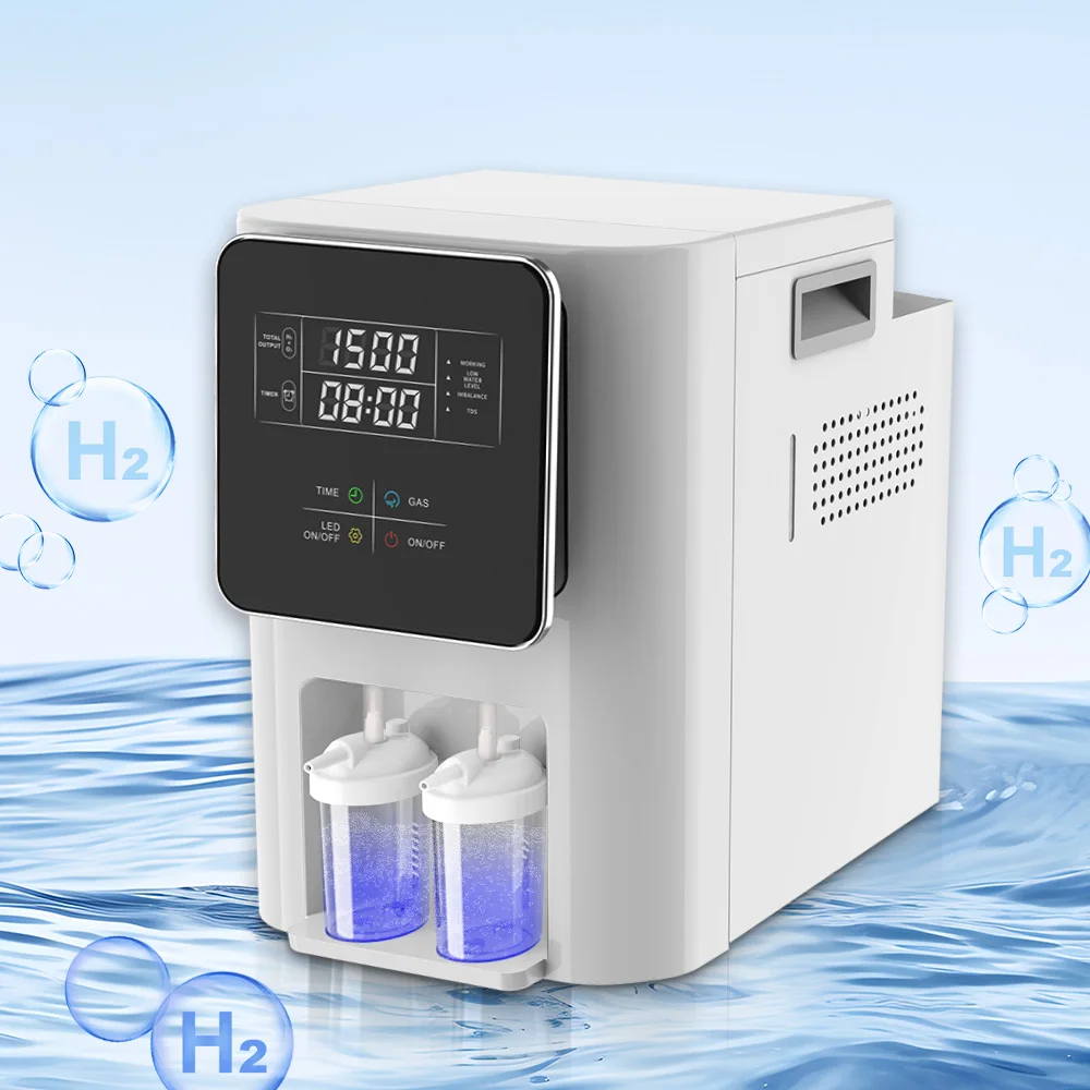 3000ml Oxy-Hydrogen Inhalation Machine Home Usage Brown Gas Generator PEMF Technology Breathing Hydrogen Oxygen Molecular