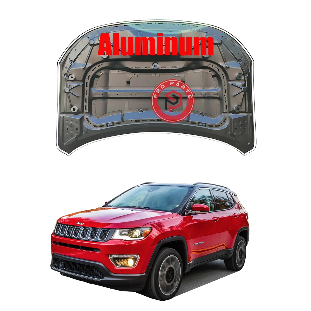 Профессиональные комплекты для кузова автомобиля, капот, послепродажное обслуживание 53430188, капот двигателя для Jeep Compass, аксессуары для капота 2017, 2018, 2019, 2020