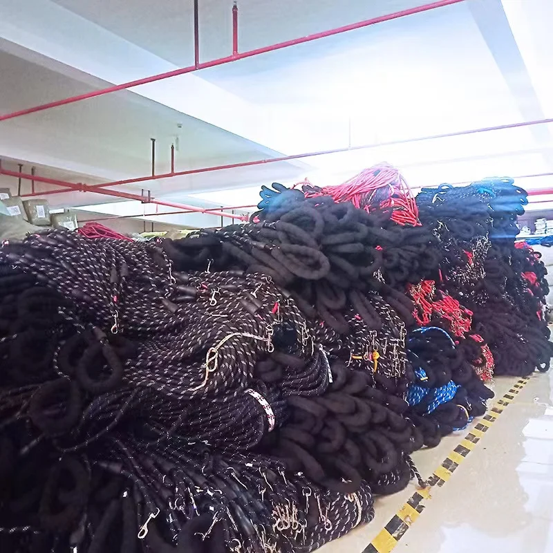Strong Reflective Nylon Braided Climbing Rope for medium and large Dog heavy duty nylon rope dog Leash