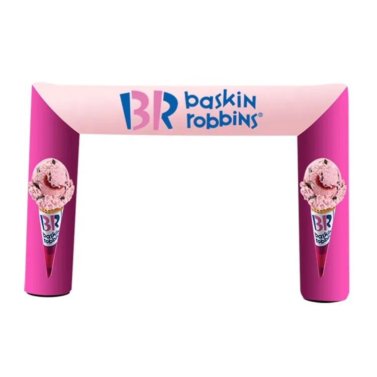 Wholesale Huge Inflatable Archway Outdoor Advertising Custom Print Led Lighting Entrance Inflatable Arch